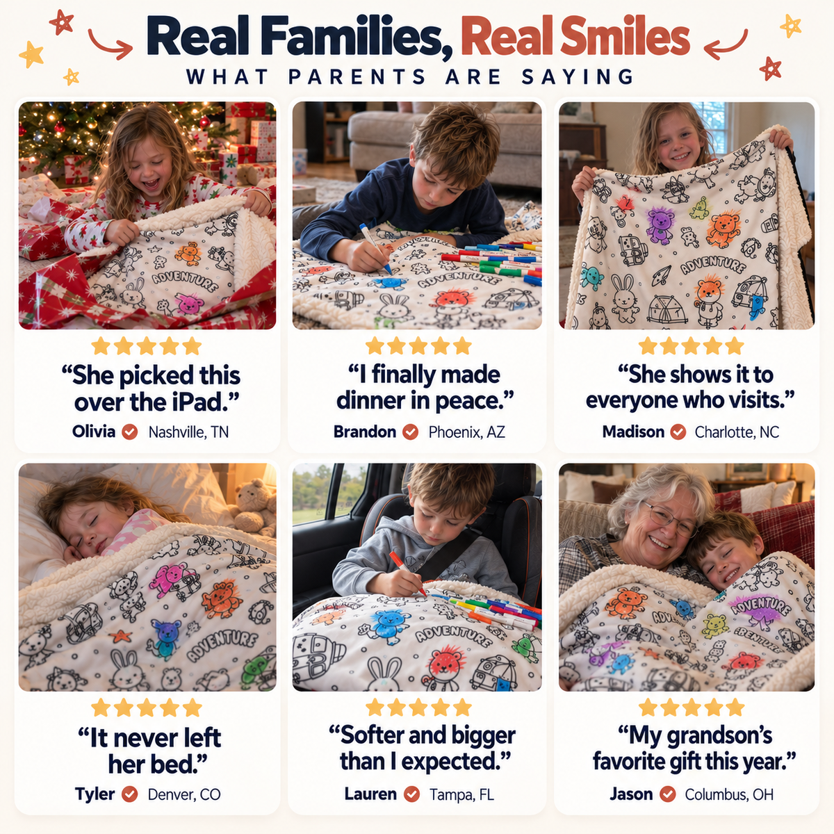 Color & Cuddle Blanket