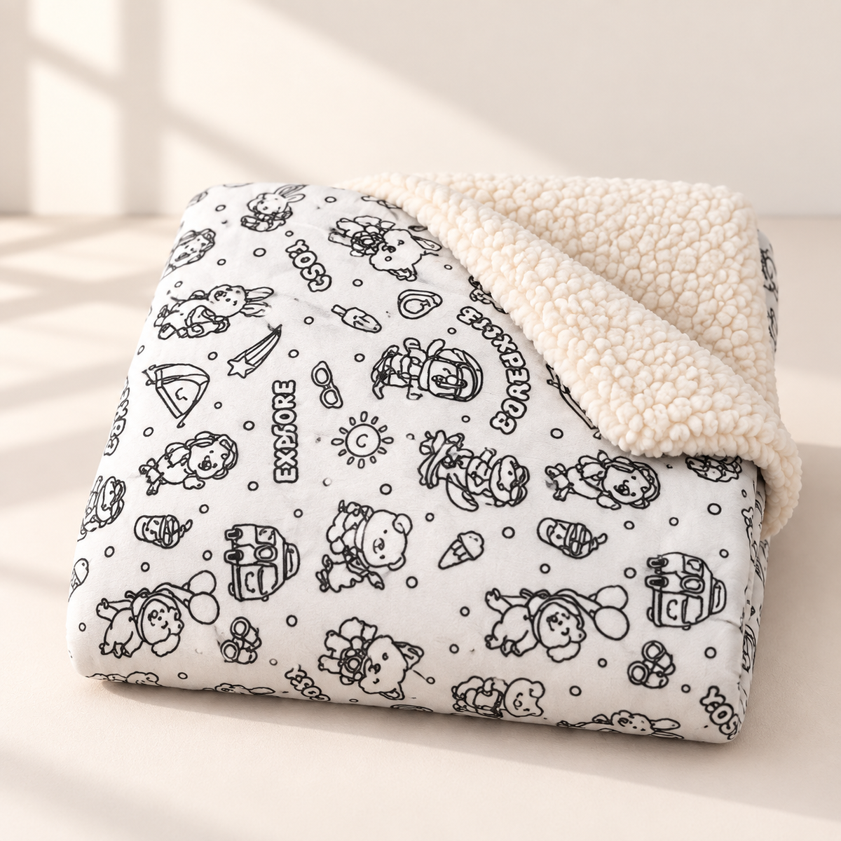 Color & Cuddle Blanket