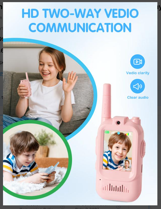 BuddyCam™ Video Walkie-Talkies